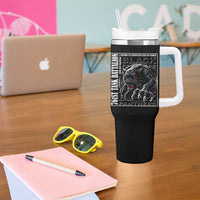 Black Panther Party Tumbler With Handle 761st Tank Battalion Black History