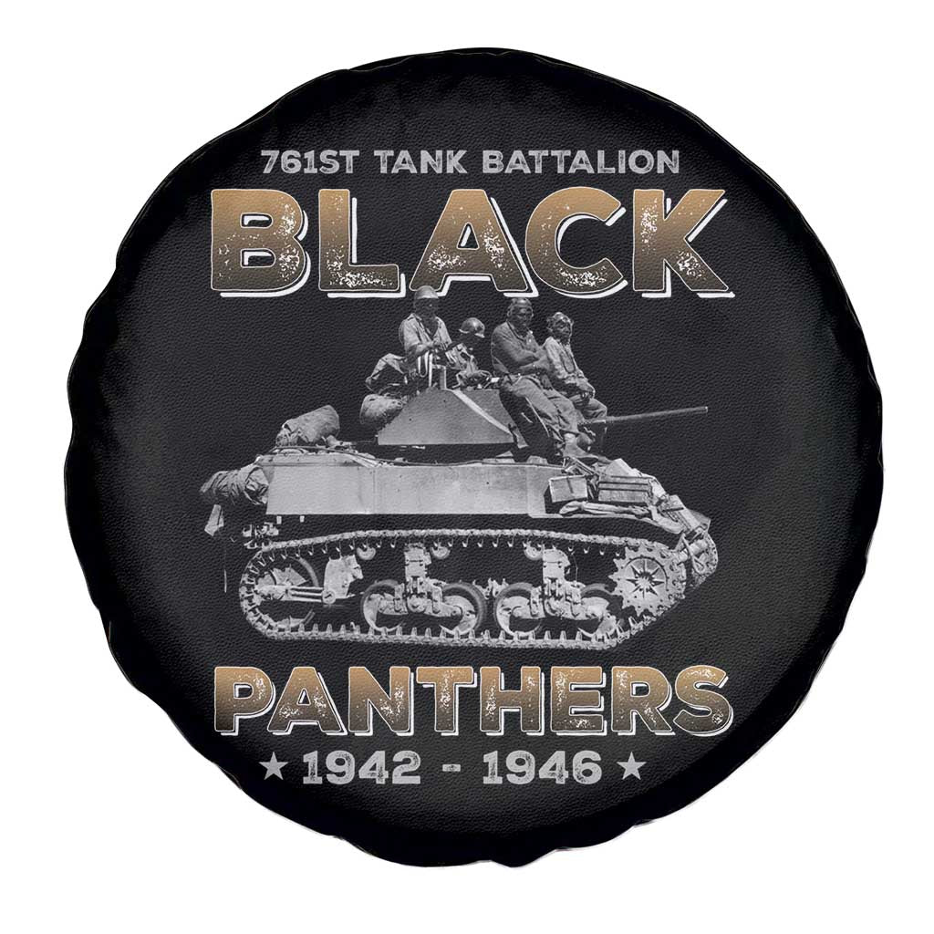761st Tank Battalion Tribute Black Panther Party History Spare Tire Cover