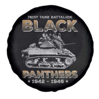 761st Tank Battalion Tribute Black Panther Party History Spare Tire Cover