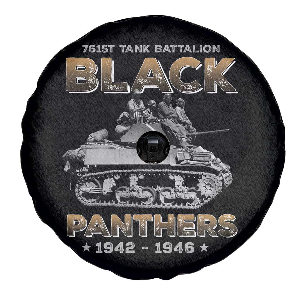 761st Tank Battalion Tribute Black Panther Party History Spare Tire Cover