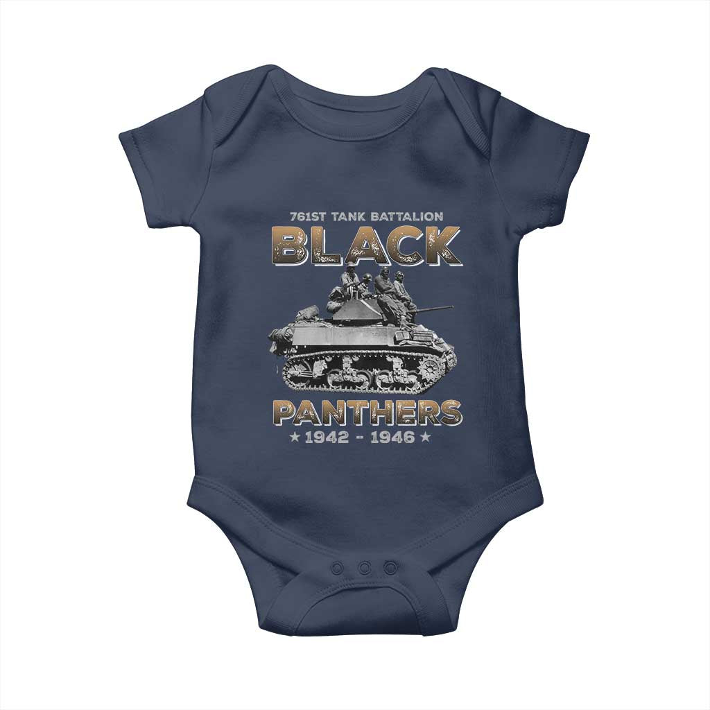 761st Tank Battalion Tribute Black Panther Party History Baby Onesie