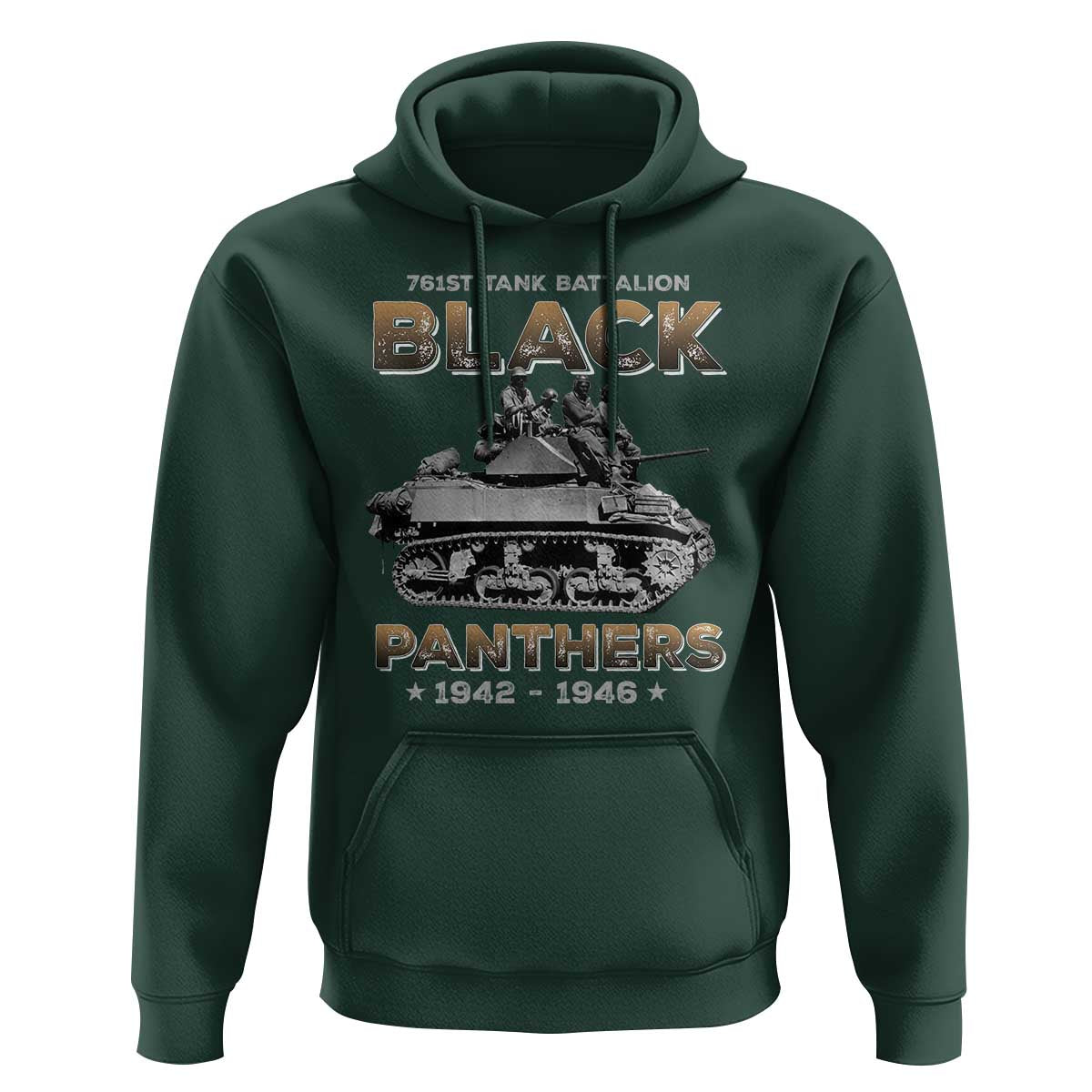 761st Tank Battalion Tribute Black Panther Party History Hoodie