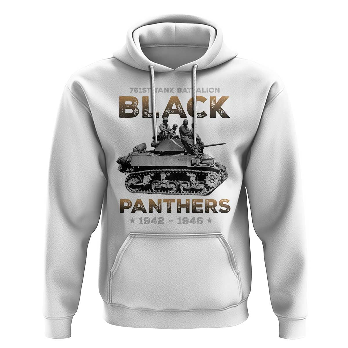 761st Tank Battalion Tribute Black Panther Party History Hoodie