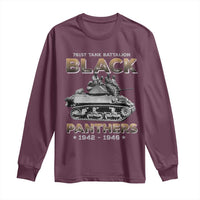 761st Tank Battalion Tribute Black Panther Party History Long Sleeve Shirt