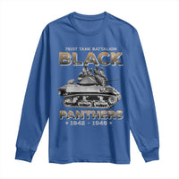 761st Tank Battalion Tribute Black Panther Party History Long Sleeve Shirt