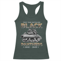 761st Tank Battalion Tribute Black Panther Party History Racerback Tank Top