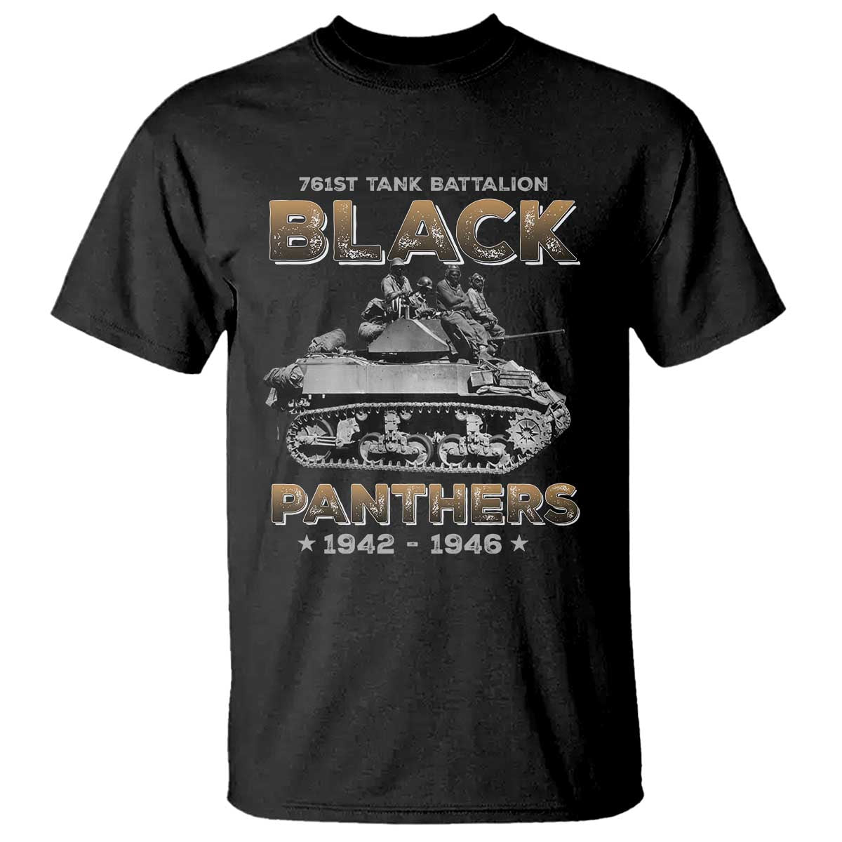 761st Tank Battalion Tribute Black Panther Party History T Shirt