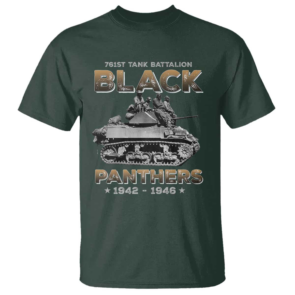 761st Tank Battalion Tribute Black Panther Party History T Shirt