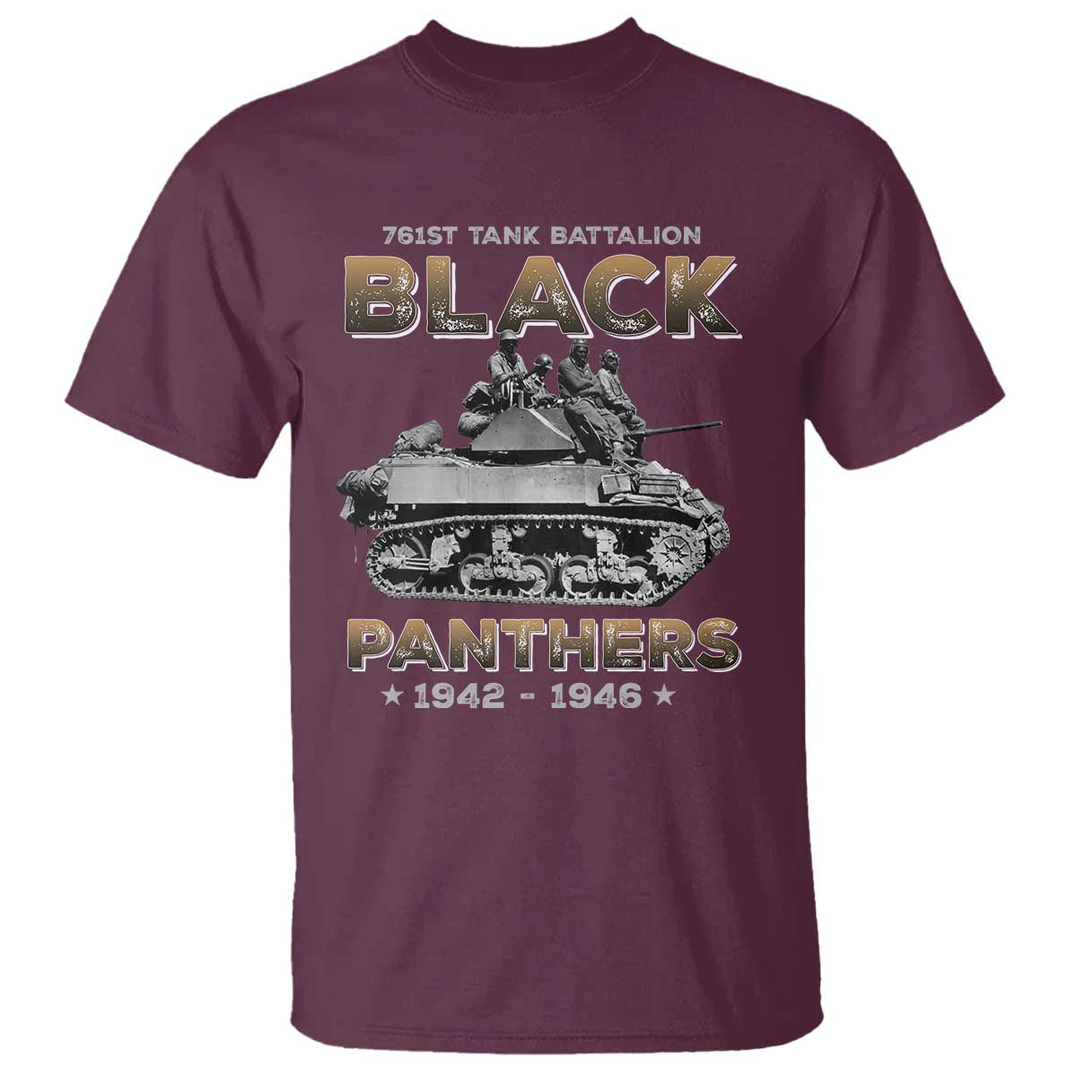 761st Tank Battalion Tribute Black Panther Party History T Shirt