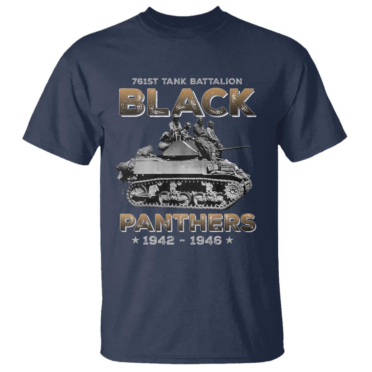 761st Tank Battalion Tribute Black Panther Party History T Shirt