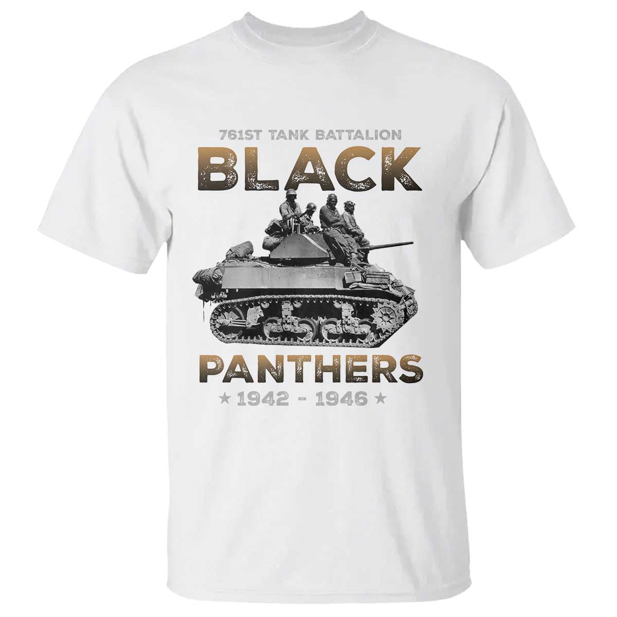 761st Tank Battalion Tribute Black Panther Party History T Shirt