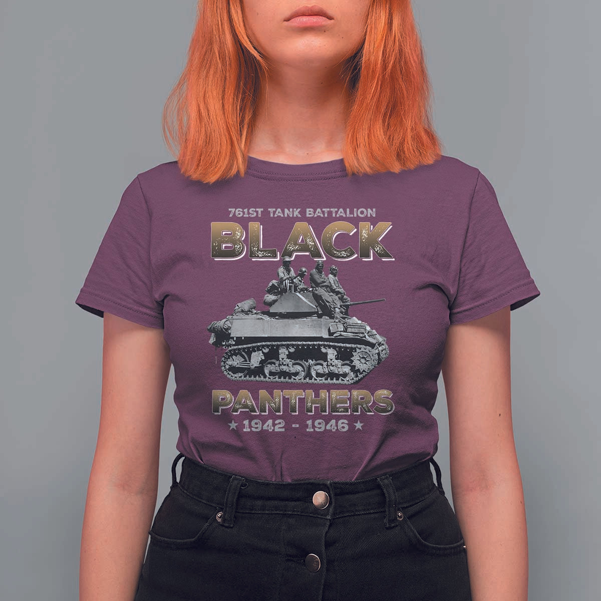 761st Tank Battalion Tribute Black Panther Party History T Shirt For Women