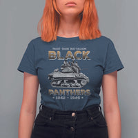 761st Tank Battalion Tribute Black Panther Party History T Shirt For Women