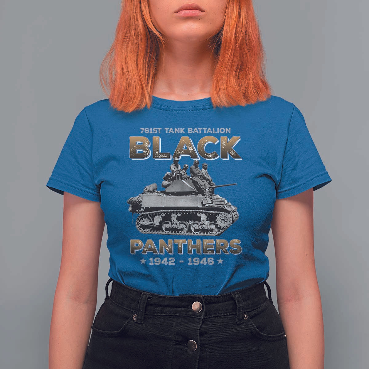 761st Tank Battalion Tribute Black Panther Party History T Shirt For Women