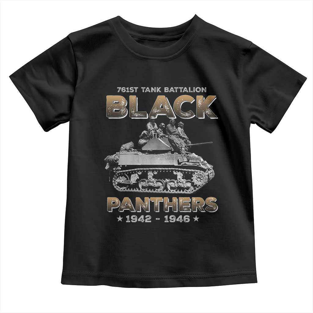 761st Tank Battalion Tribute Black Panther Party History Toddler T Shirt