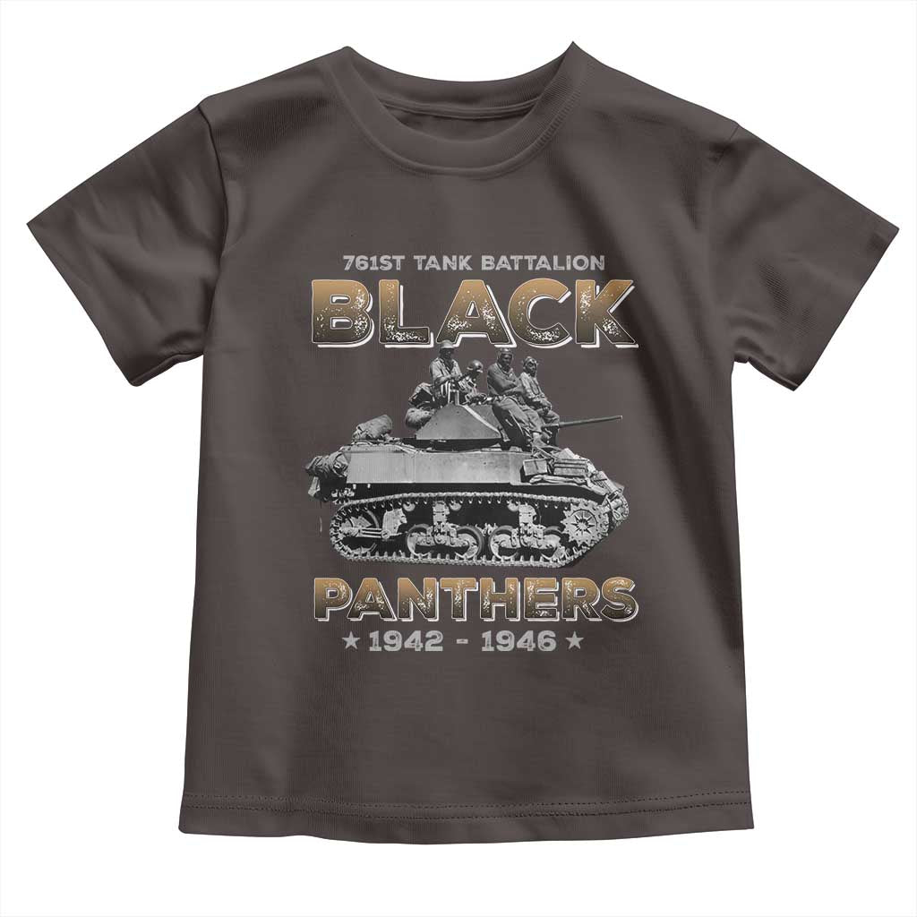 761st Tank Battalion Tribute Black Panther Party History Toddler T Shirt