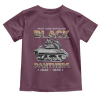 761st Tank Battalion Tribute Black Panther Party History Toddler T Shirt