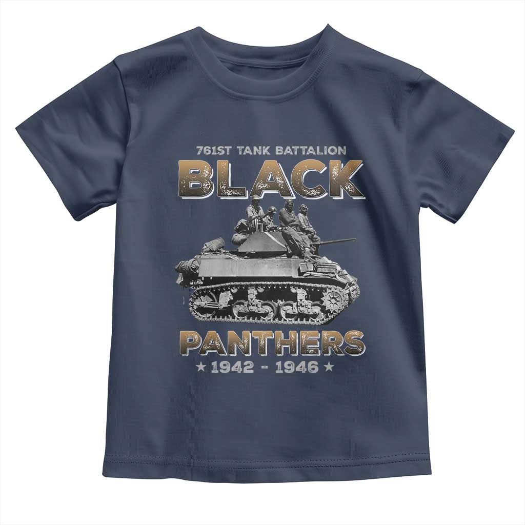 761st Tank Battalion Tribute Black Panther Party History Toddler T Shirt