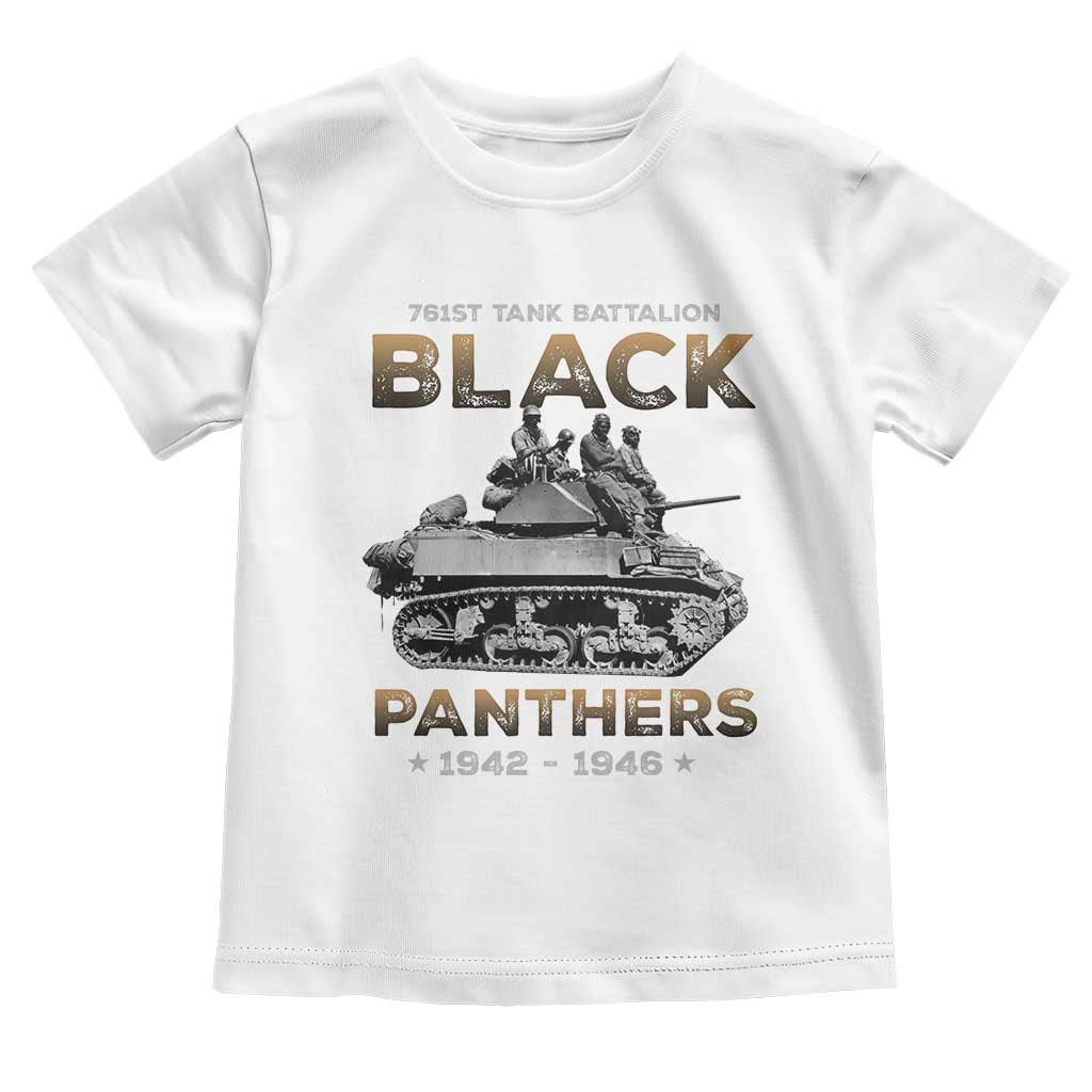 761st Tank Battalion Tribute Black Panther Party History Toddler T Shirt