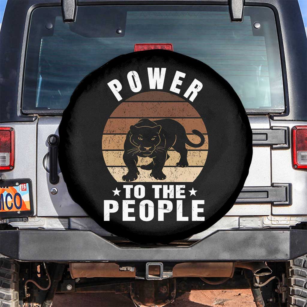 Black Panther Party Spare Tire Cover Power To The People Black History