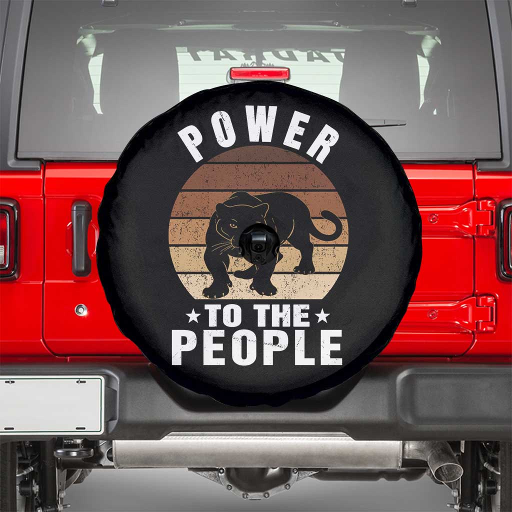 Black Panther Party Spare Tire Cover Power To The People Black History