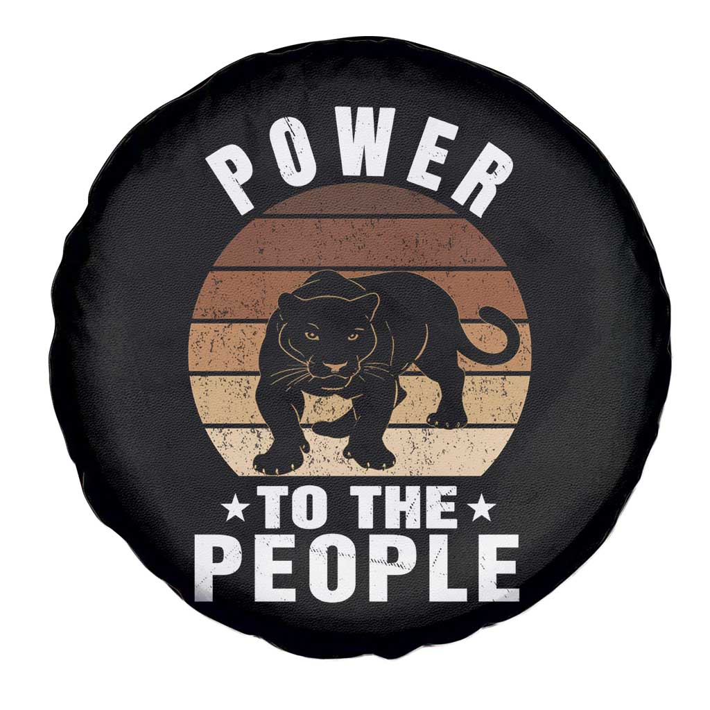 Black Panther Party Spare Tire Cover Power To The People Black History