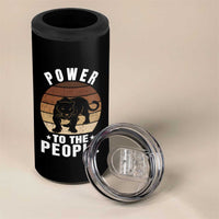 Black Panther Party 4 in 1 Can Cooler Tumbler Power To The People Black History