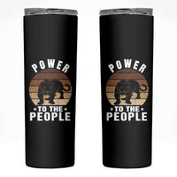 Black Panther Party Skinny Tumbler Power To The People Black History