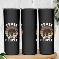 Black Panther Party Skinny Tumbler Power To The People Black History