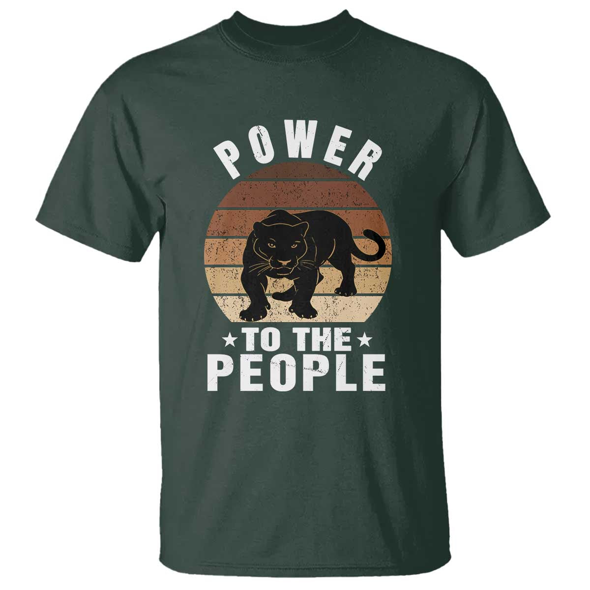 Black Panther Party T Shirt Power To The People Black History