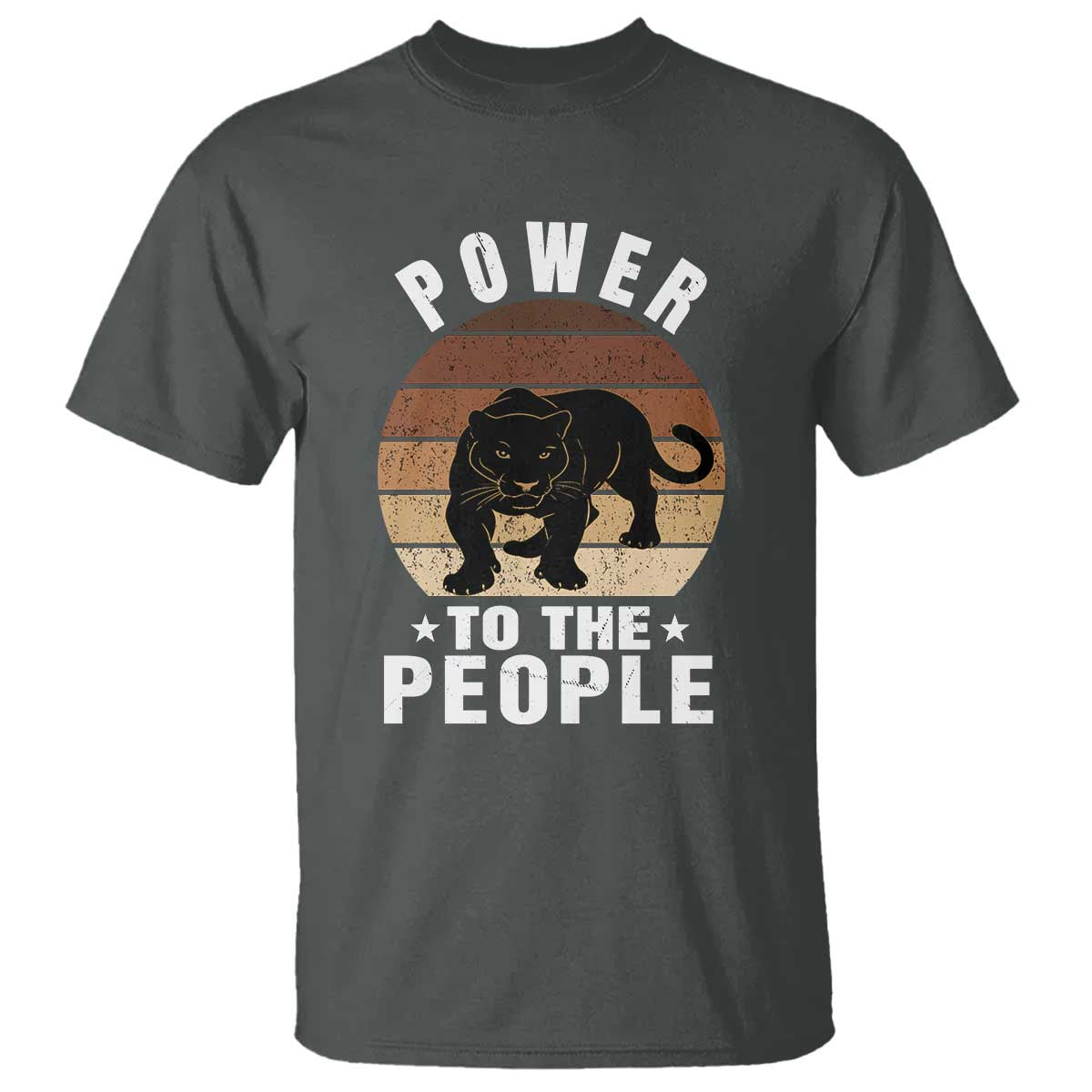 Black Panther Party T Shirt Power To The People Black History