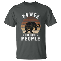 Black Panther Party T Shirt Power To The People Black History