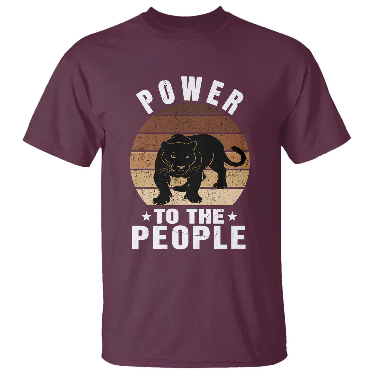 Black Panther Party T Shirt Power To The People Black History