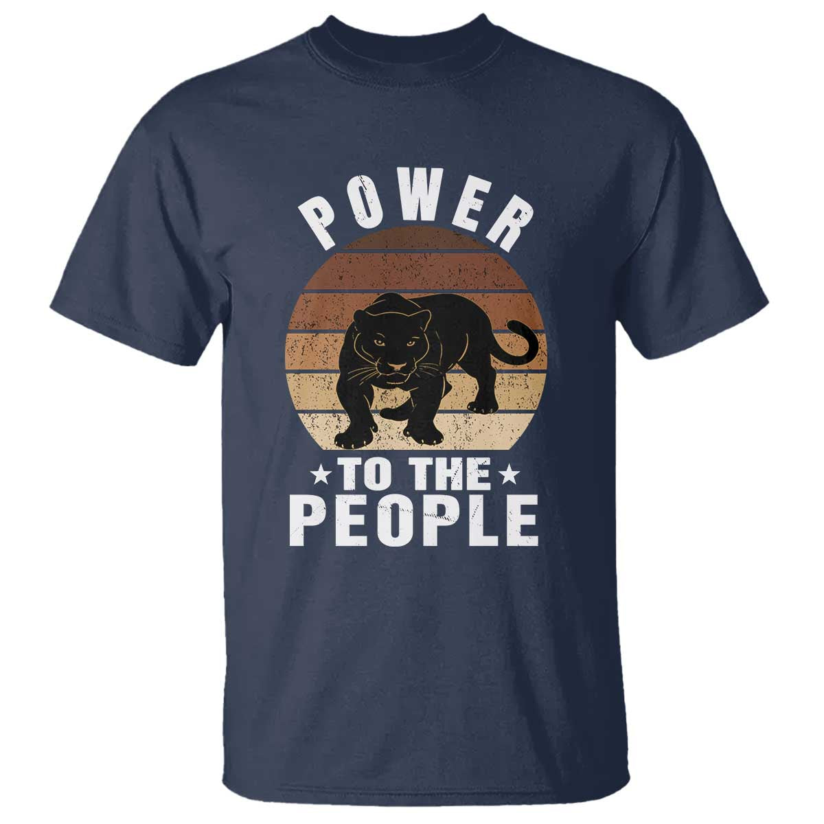 Black Panther Party T Shirt Power To The People Black History