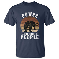 Black Panther Party T Shirt Power To The People Black History
