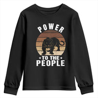 Black Panther Party Youth Sweatshirt Power To The People Black History