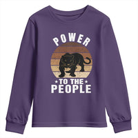 Black Panther Party Youth Sweatshirt Power To The People Black History