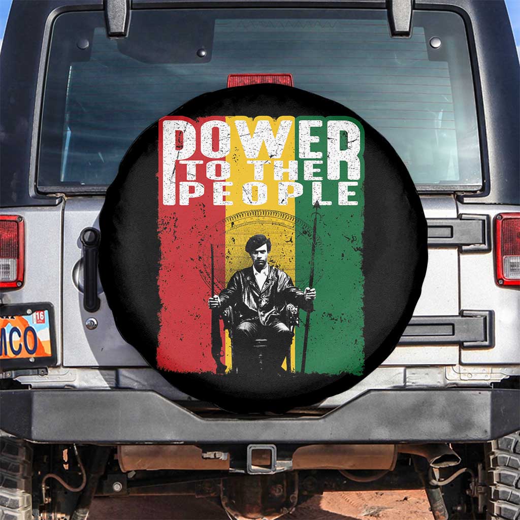 Black Panther Party Huey P. Newton Spare Tire Cover Power To The People Black History