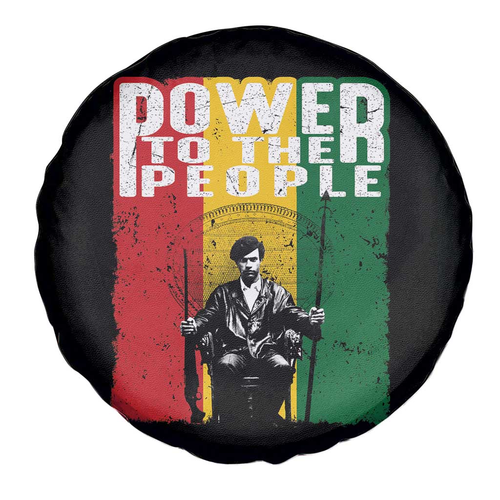 Black Panther Party Huey P. Newton Spare Tire Cover Power To The People Black History
