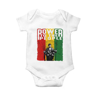 Black Panther Party Huey P. Newton Baby Onesie Power To The People Black History