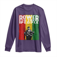 Black Panther Party Huey P. Newton Long Sleeve Shirt Power To The People Black History