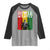 Black Panther Party Huey P. Newton Raglan Shirt Power To The People Black History