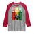 Black Panther Party Huey P. Newton Raglan Shirt Power To The People Black History