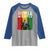 Black Panther Party Huey P. Newton Raglan Shirt Power To The People Black History