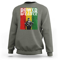 Black Panther Party Huey P. Newton Sweatshirt Power To The People Black History
