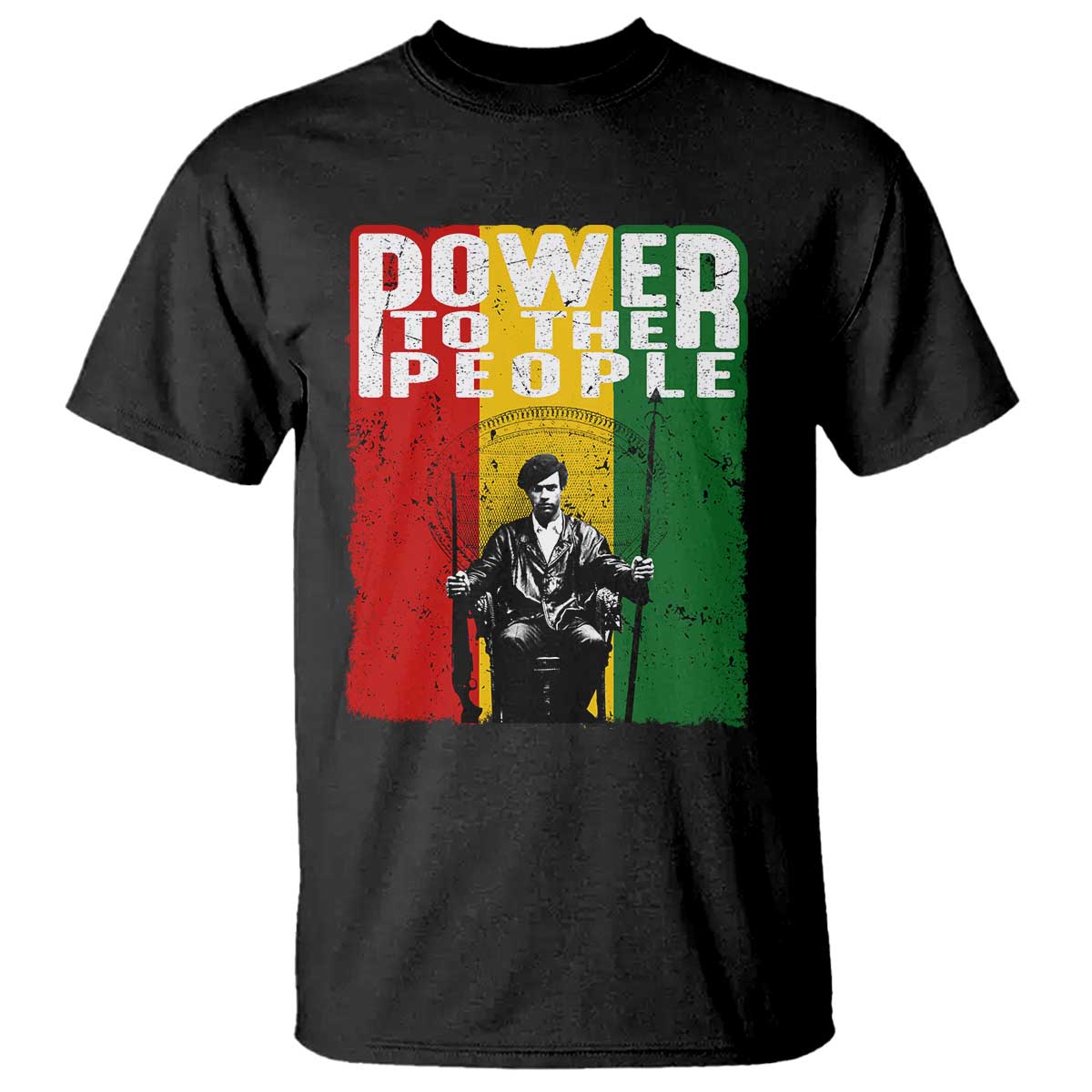 Black Panther Party Huey P. Newton T Shirt Power To The People Black History