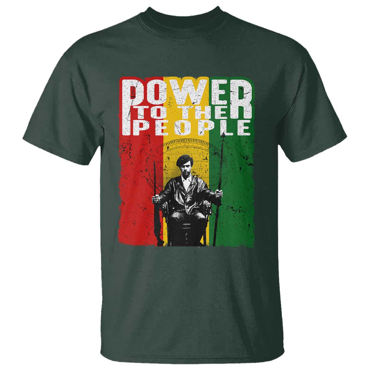 Black Panther Party Huey P. Newton T Shirt Power To The People Black History