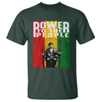 Black Panther Party Huey P. Newton T Shirt Power To The People Black History