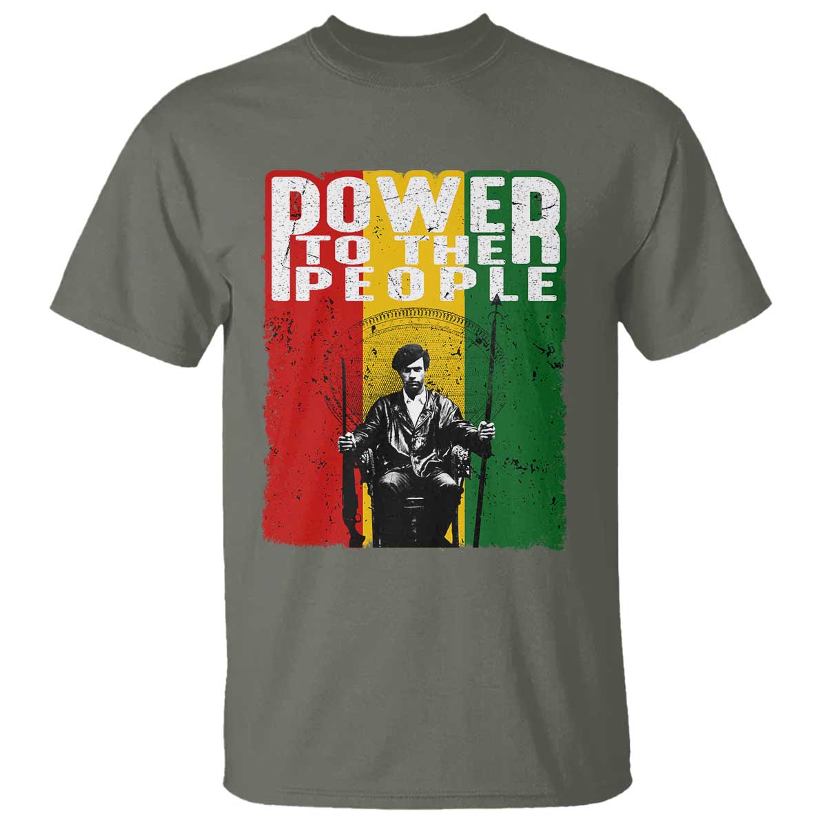 Black Panther Party Huey P. Newton T Shirt Power To The People Black History