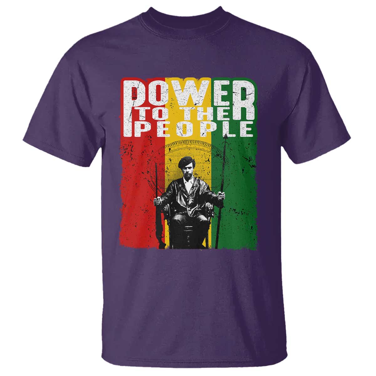 Black Panther Party Huey P. Newton T Shirt Power To The People Black History